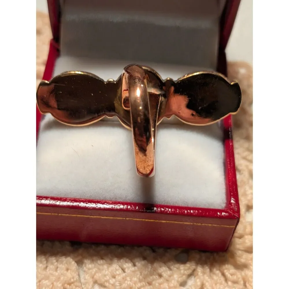 Copper Ring with Black Onyx